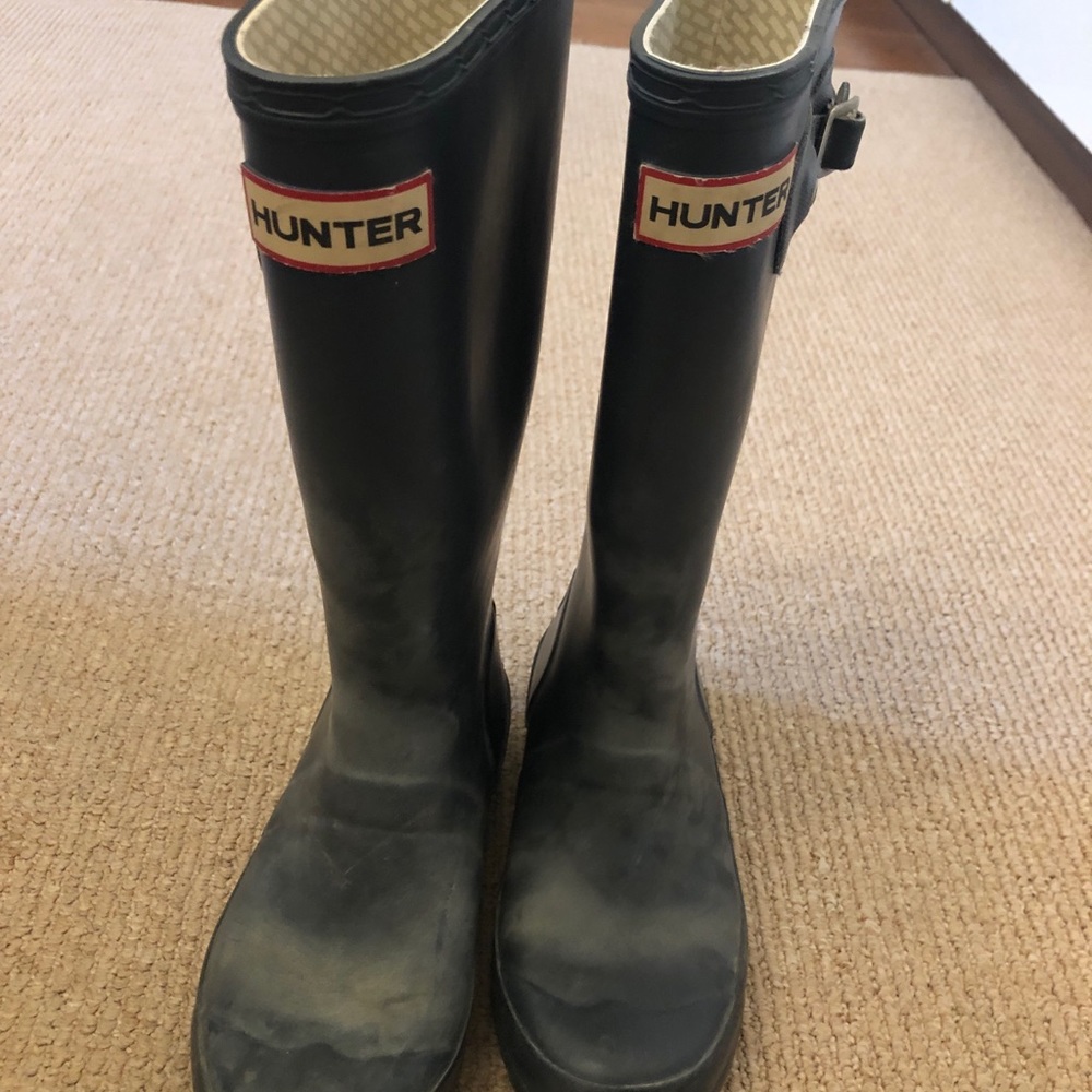 Hunter Original Kids rain boots size 1/UK 13